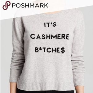 Milly “IT’S CASHMERE B*TCHES” Sweater